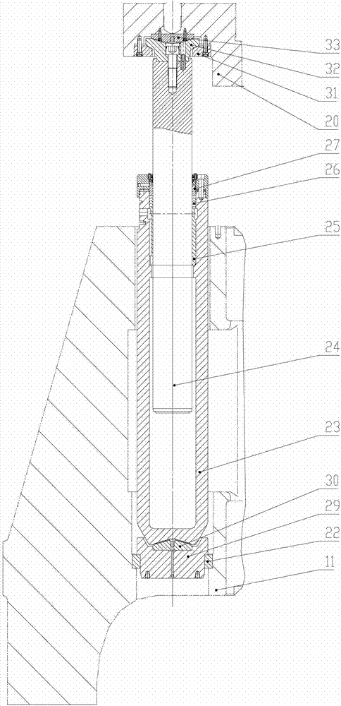 Forging machine with return cylinder anti-unbalance-loading mechanisms and assembling method and using method thereof