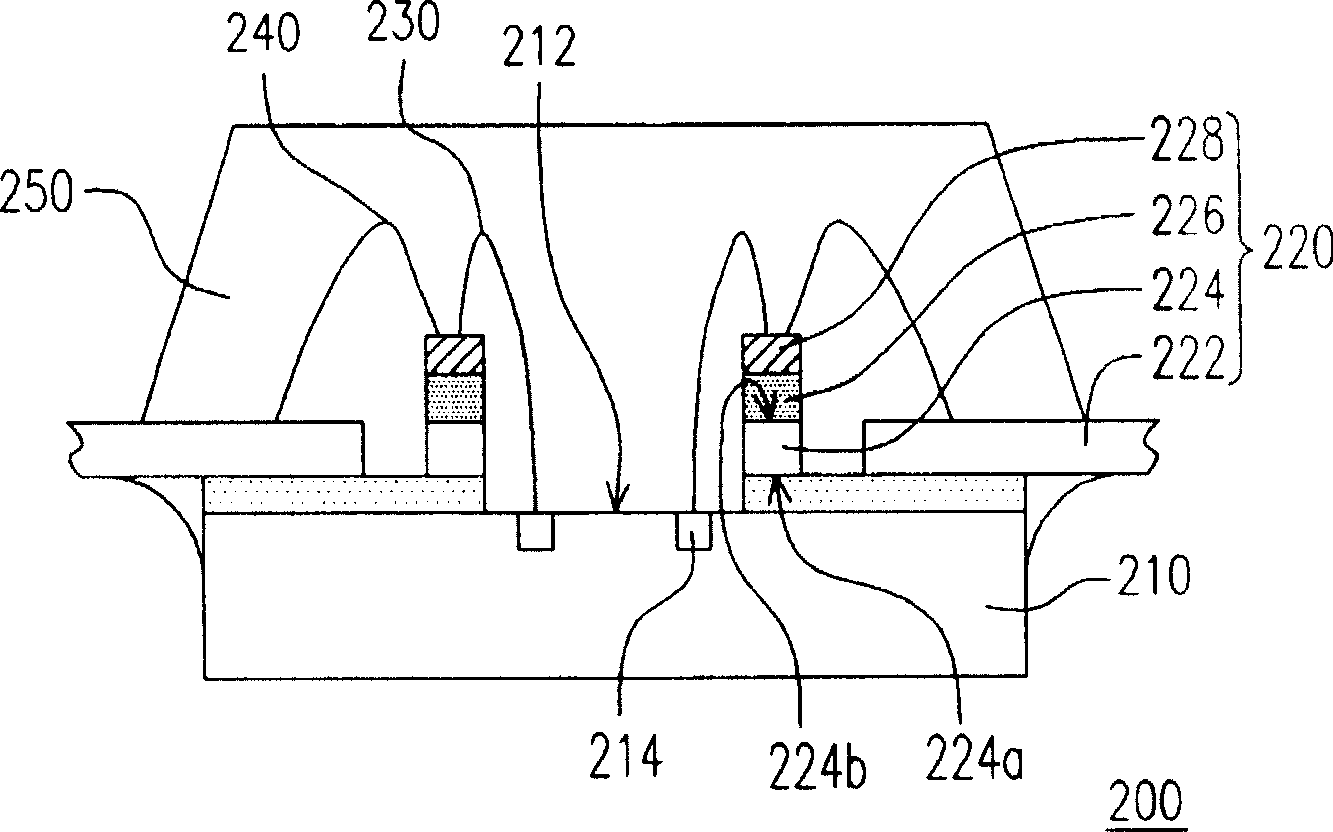Chip packaging structure and manufacturing method therefor