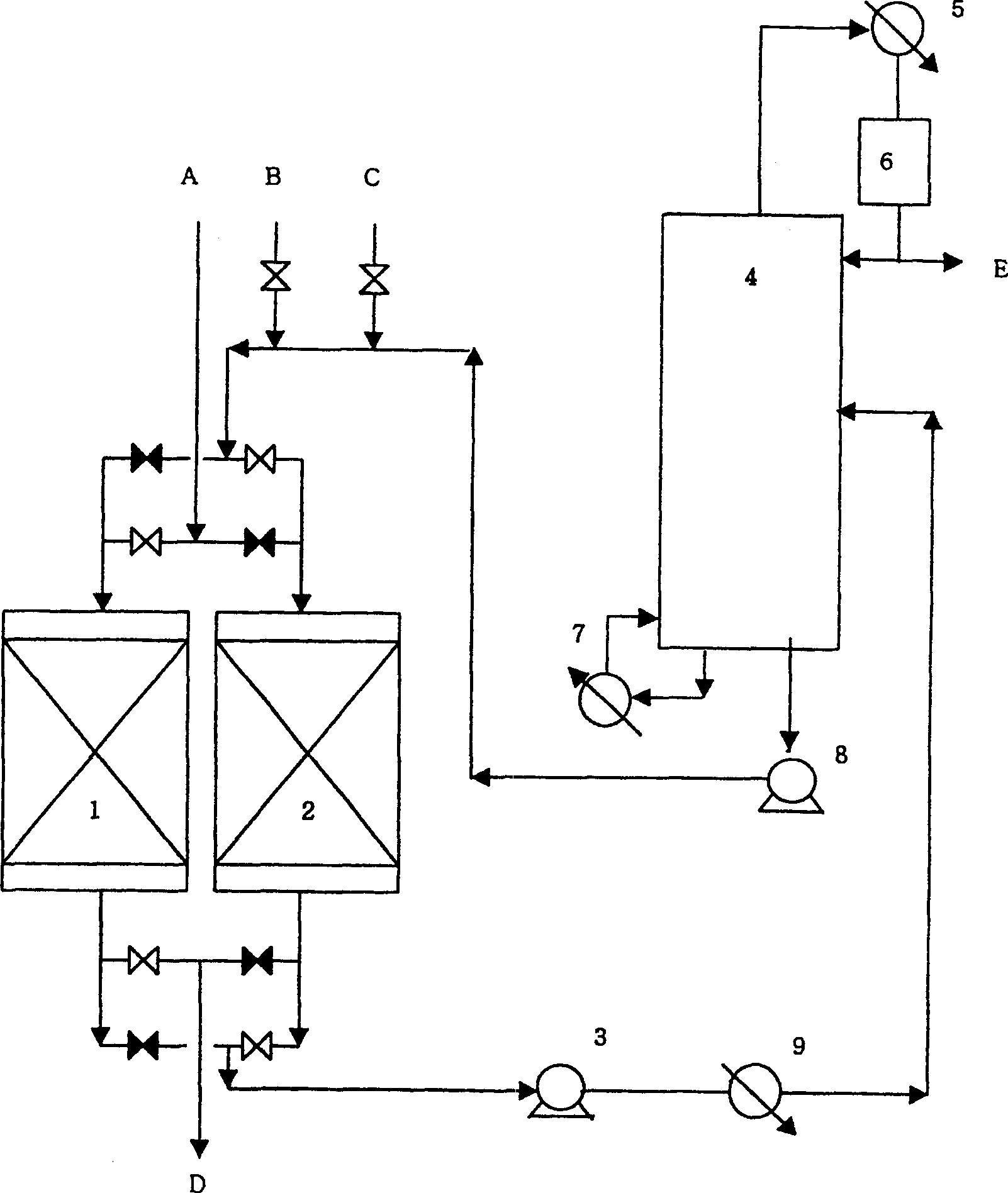 Method and device for treating waste water containing acetic acid ...