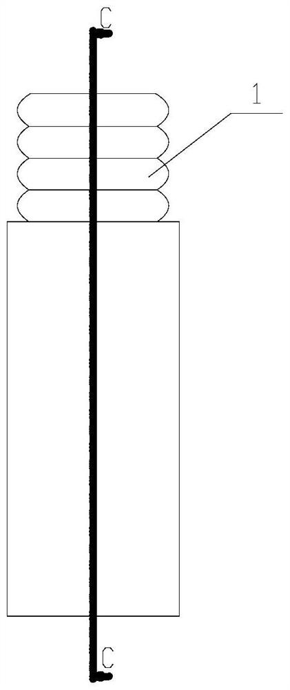 A staggered release double sustained-release coating multifunctional small-caliber artificial blood vessel and preparation method thereof