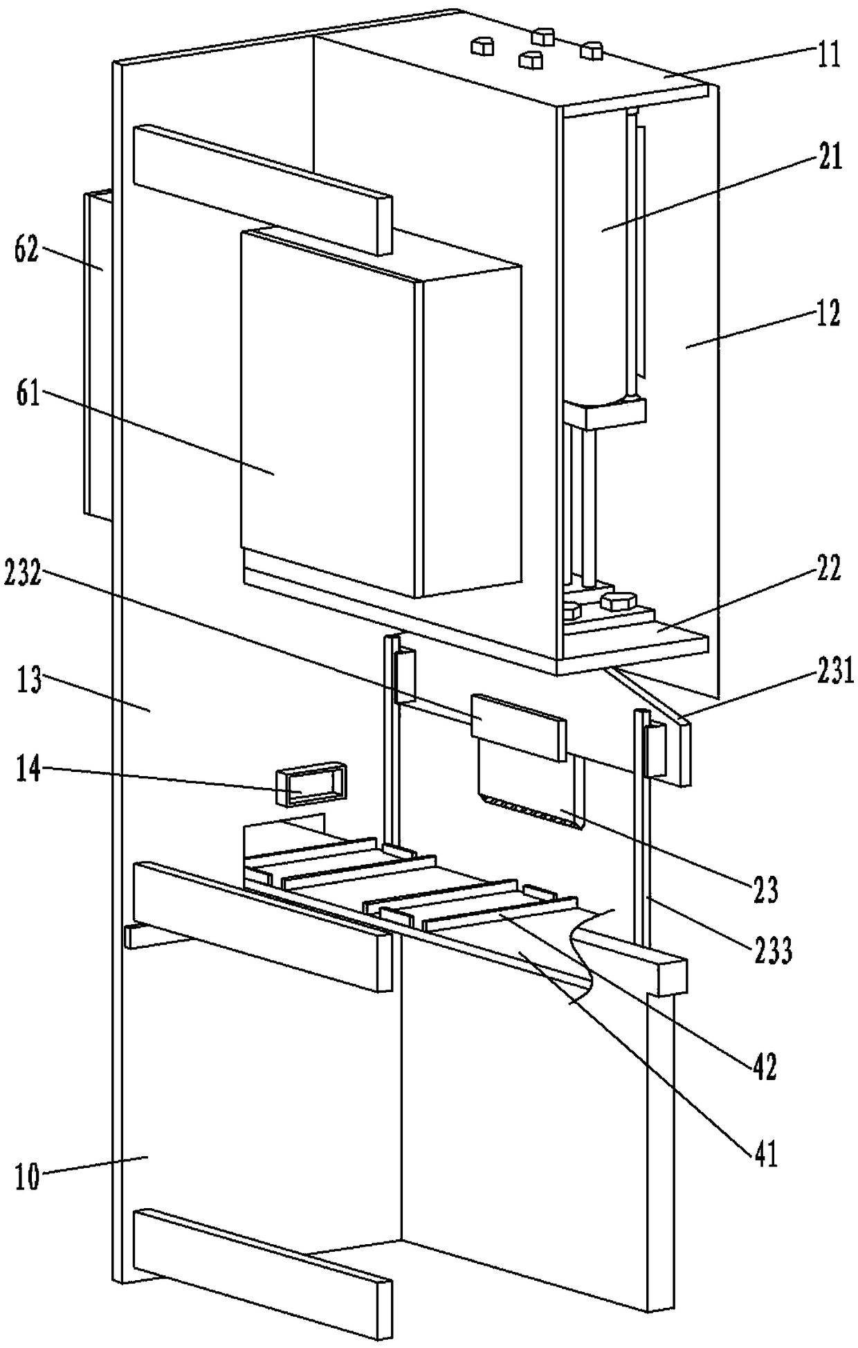 An automatic packaging machine for clothing packaging boxes
