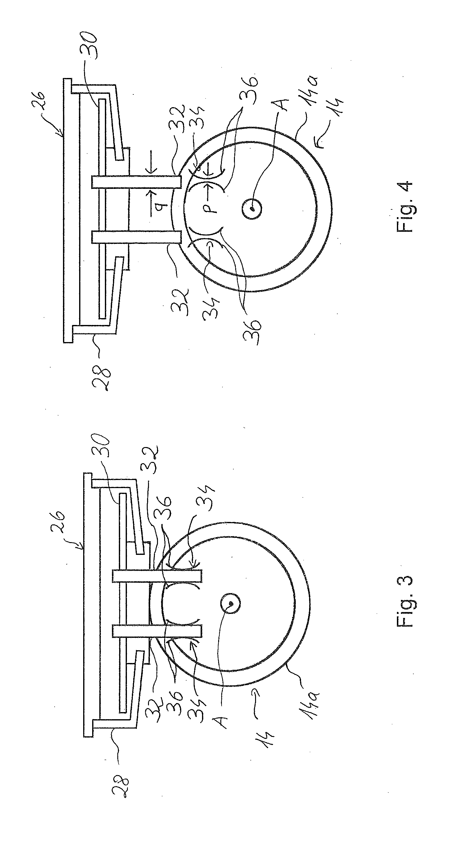 Air feed blower, especially for a vehicle heater