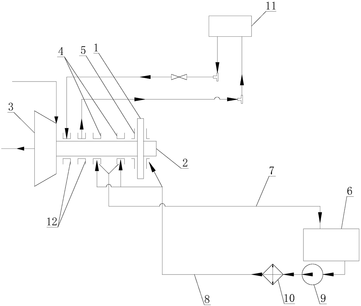 Hydrogen turbine expansion device