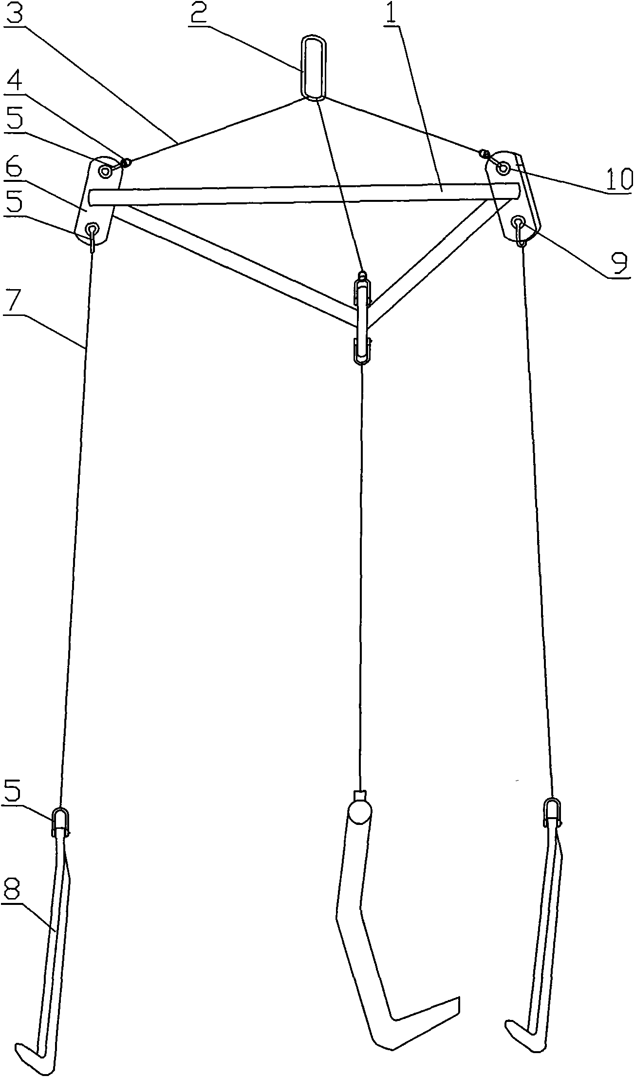 Triangle-type hanger