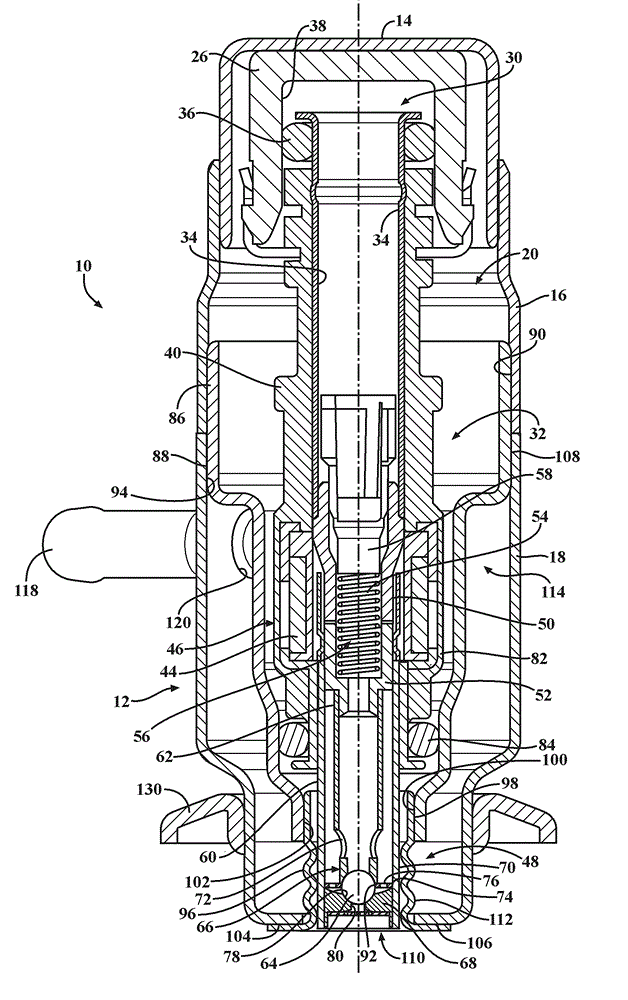 Reducing agent delivery unit of liquid cooling of selective catalytic reduction system of motor vehicle