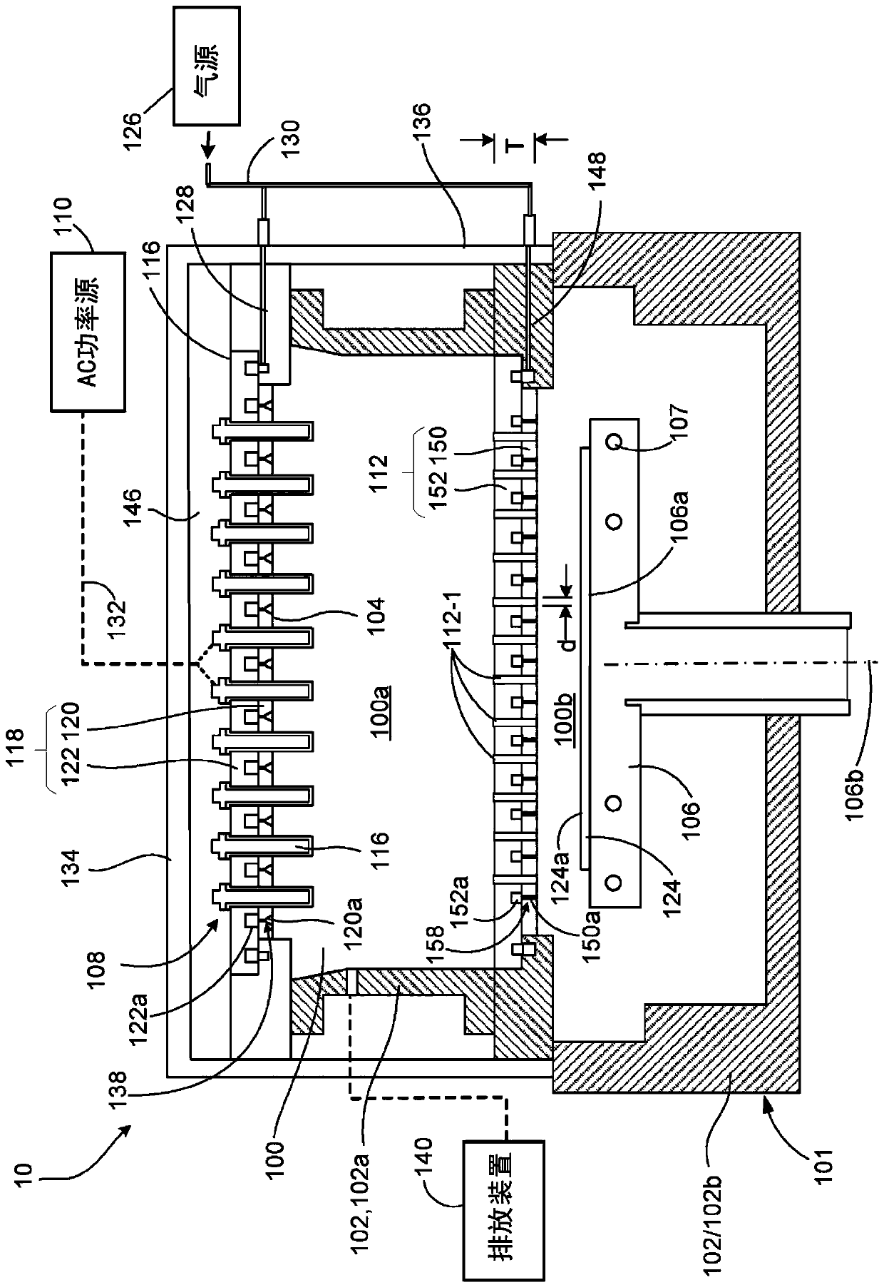 Monopole antenna array source for semiconductor process equipment