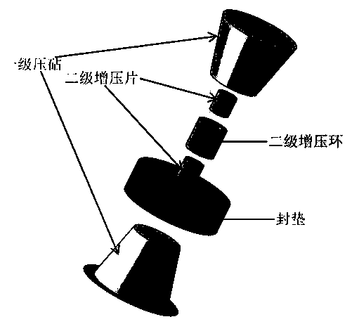 A two-stage supercharging device based on single-shaft loading