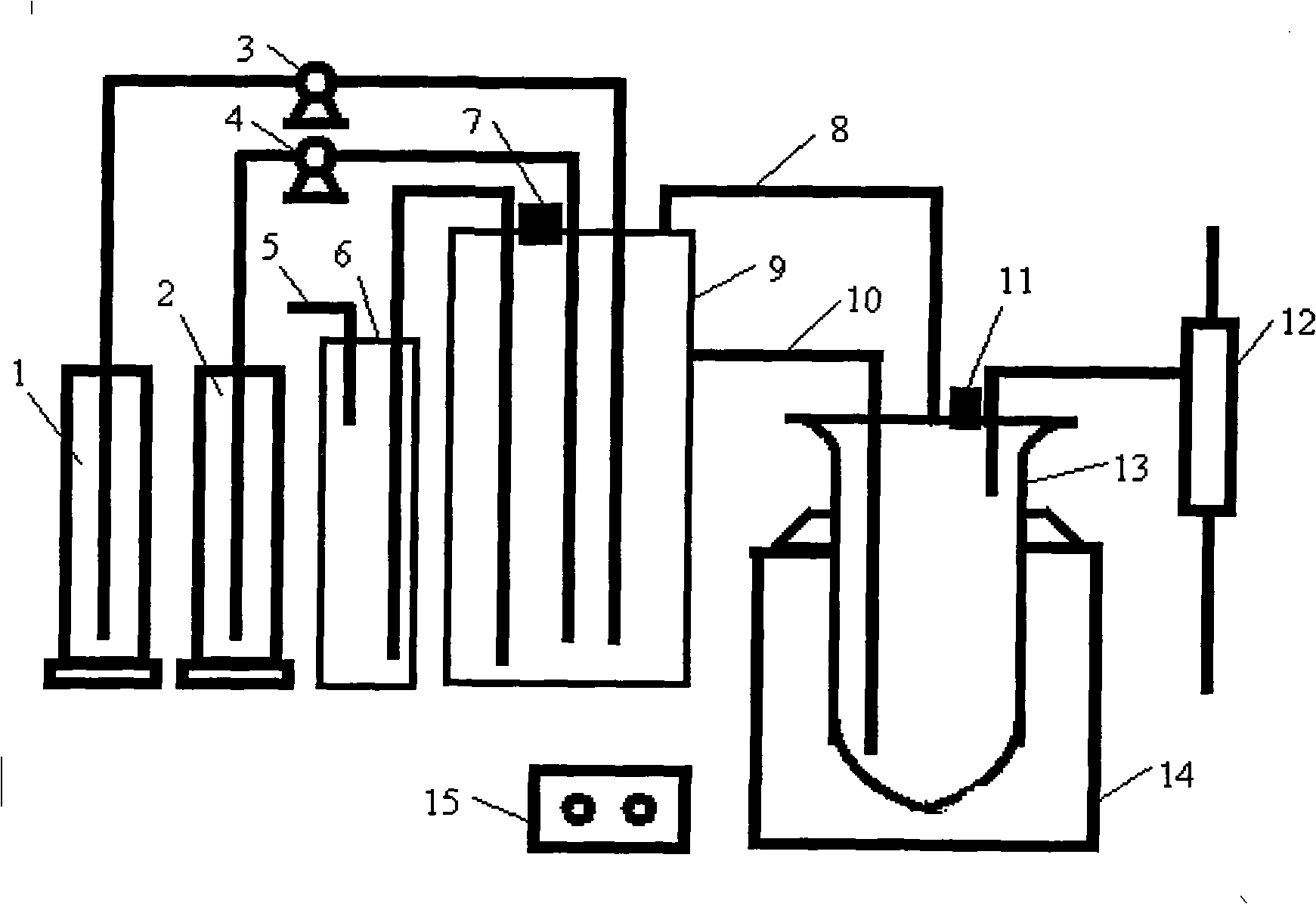 Chlorine dioxide compound disinfectant generator and use method thereof