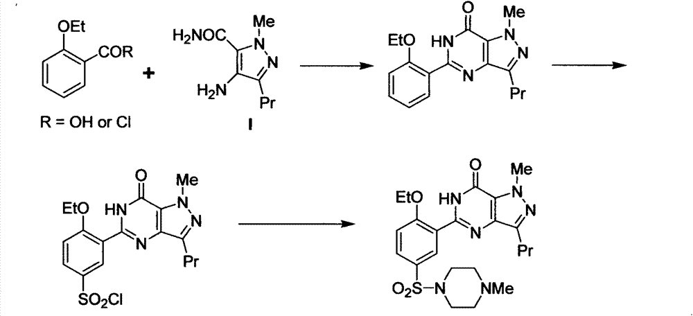 Novel method for preparing Sildenafil intermediate 4-amino-1-methyl-3-n-propyl-pyrazole-5-formamide