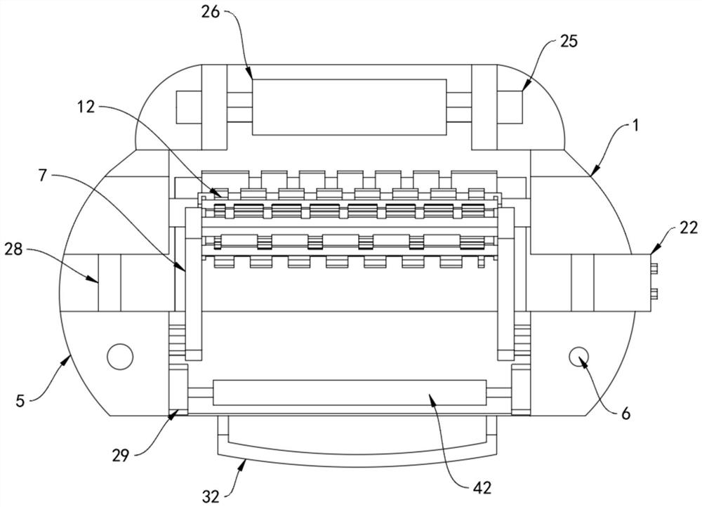 An abrasive cloth cutting machine capable of multi-angle adjustment