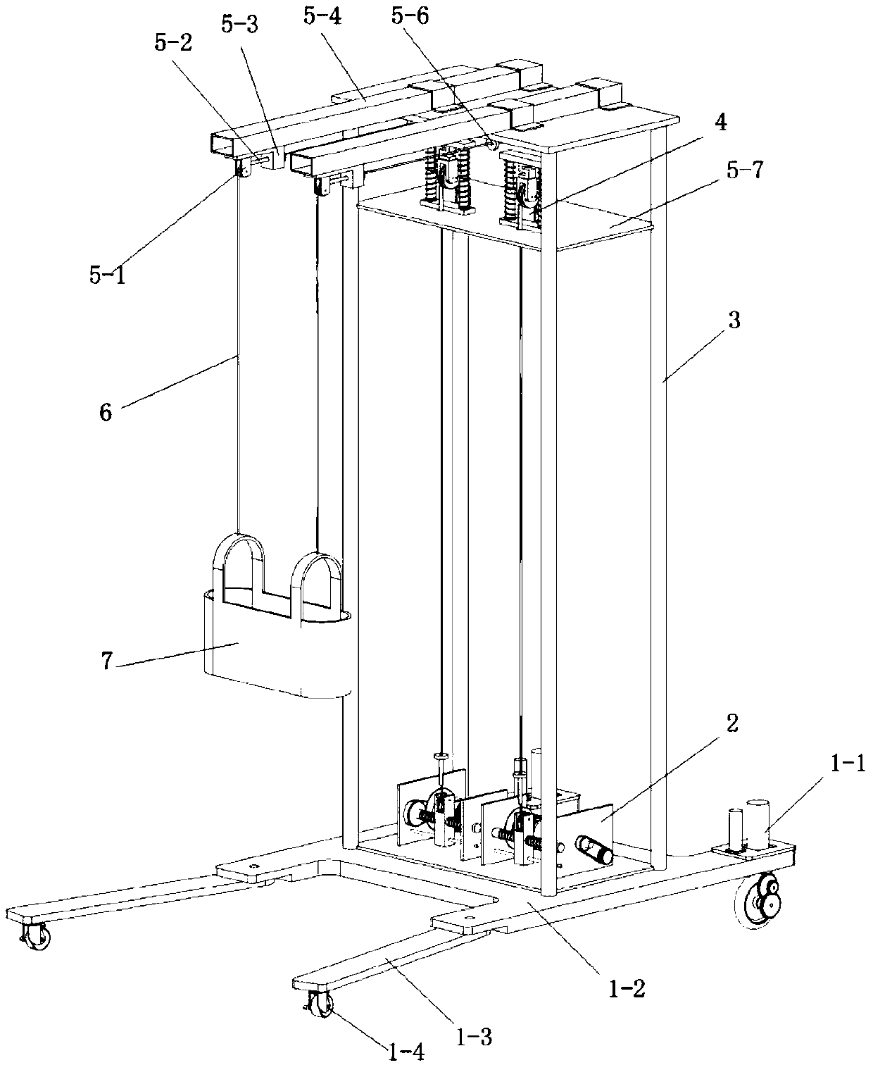 Suspension weight reduction training device