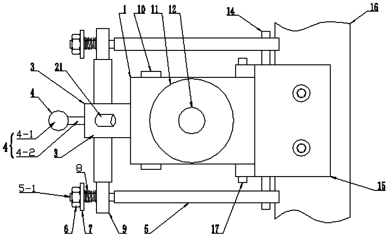 Main transmission device for strip wrapping machine