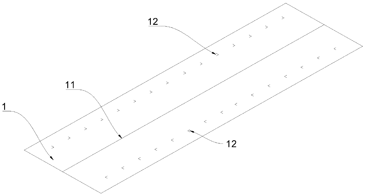 Cutting method for non-substrate double faced adhesive tape