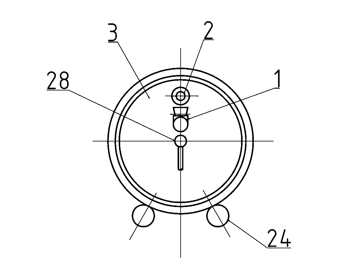 Horizontally-arranged cylinder rolling type aerobic fermentation apparatus with heat exchange function