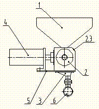 Fertilizer discharge components of plant protection fertilizer sprayer