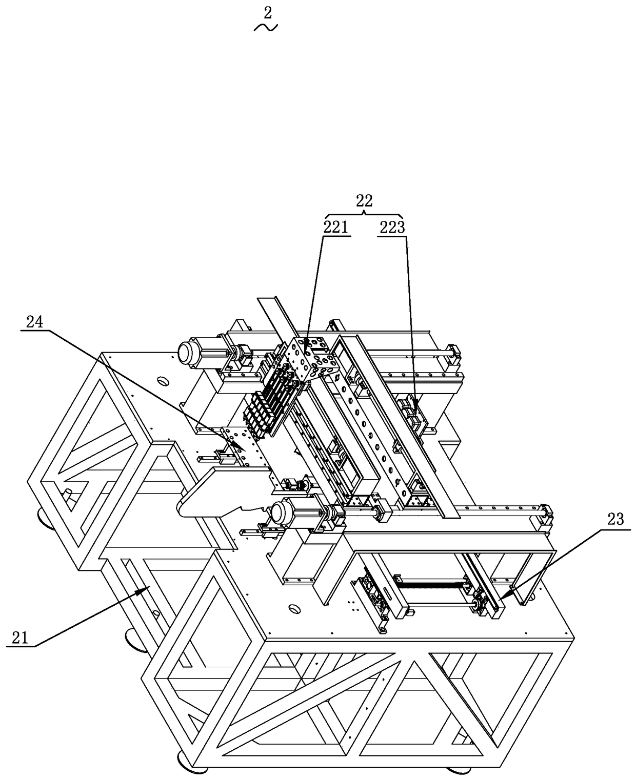 Pick and place machine with air pressure sampling plate