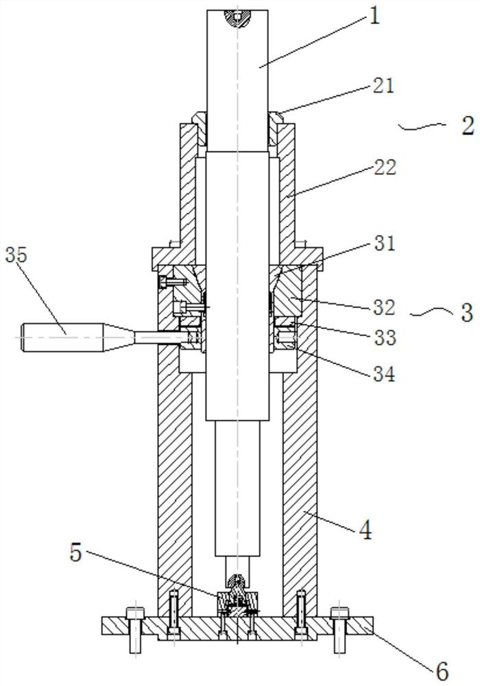 Chamfering clamp for shaft part tooth profile