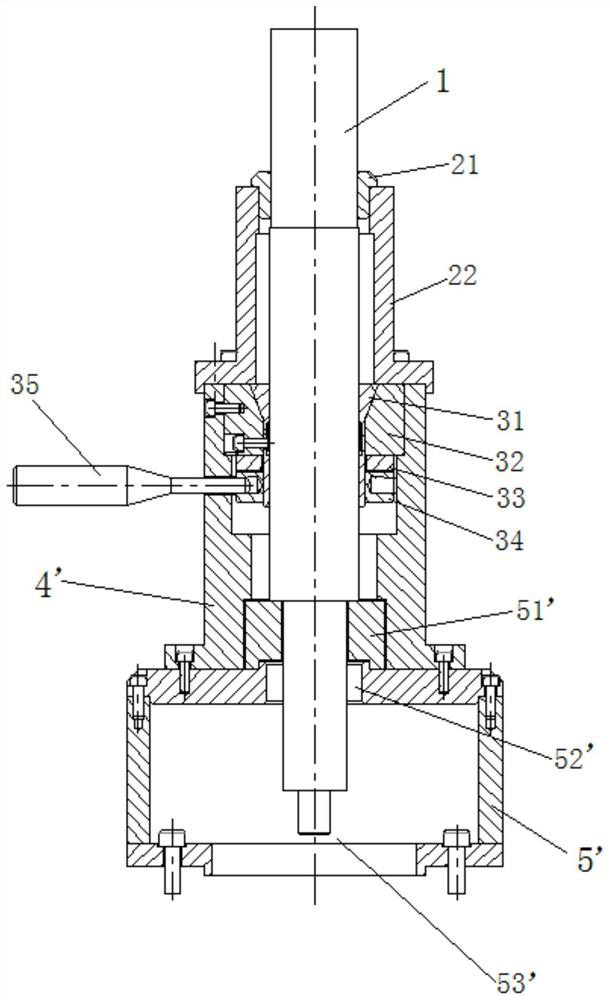 Chamfering clamp for shaft part tooth profile