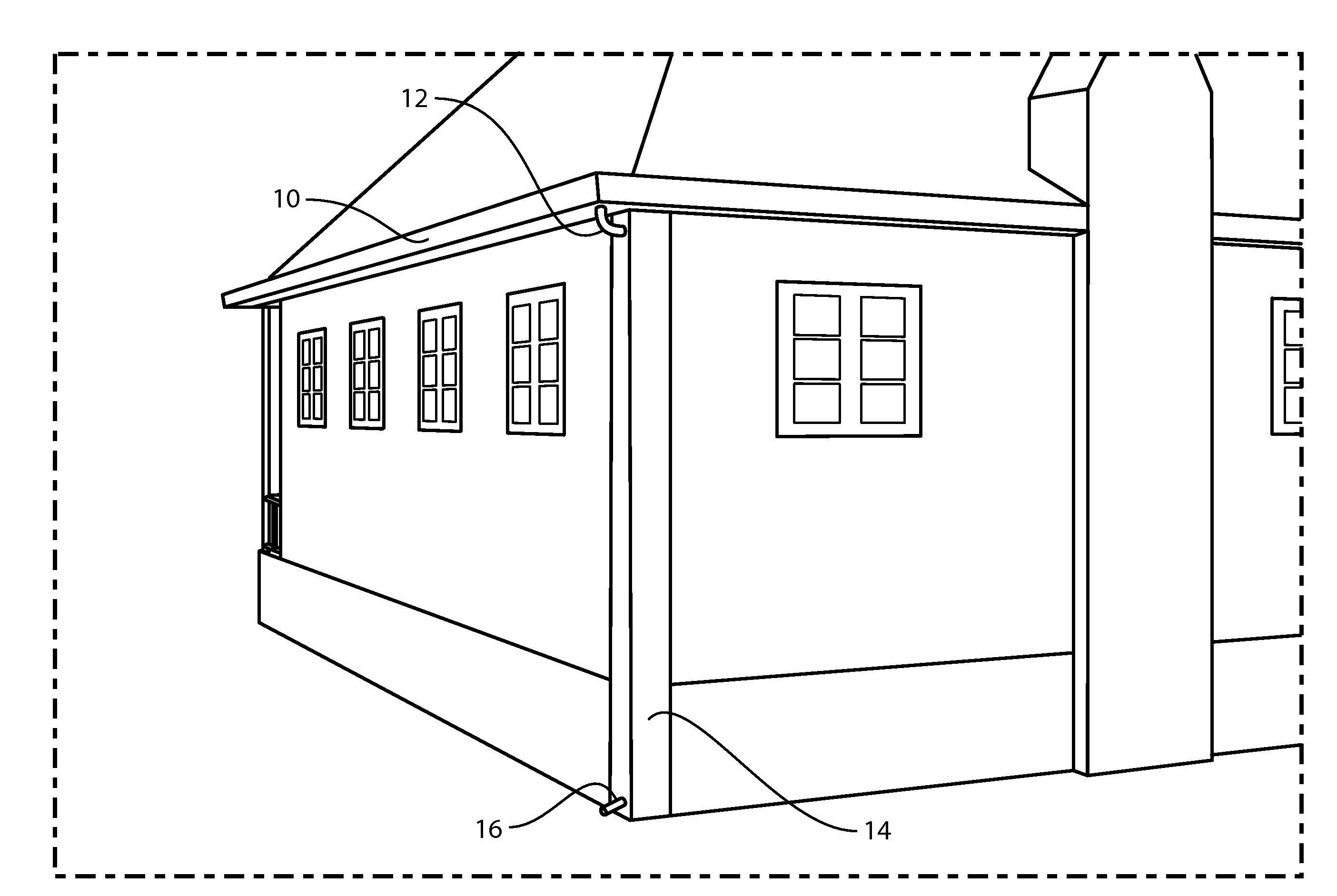 Hidden drain system