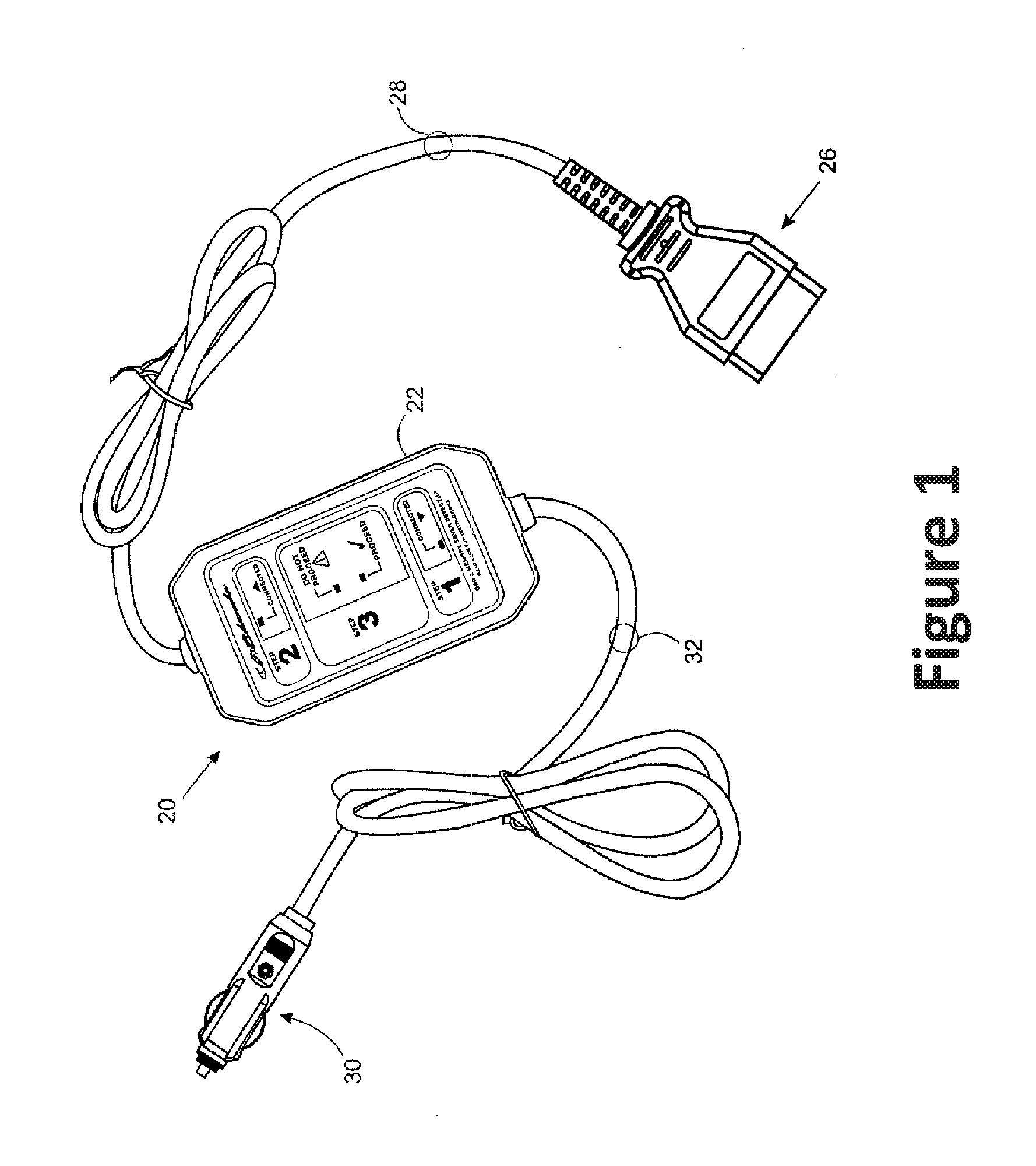 Interconnect Device for Detecting Whether a Vehicle On-Board Diagnostics (OBD) Data Port Includes Circuitry Which Prevents Back Feeding of Power through the OBD Data Port