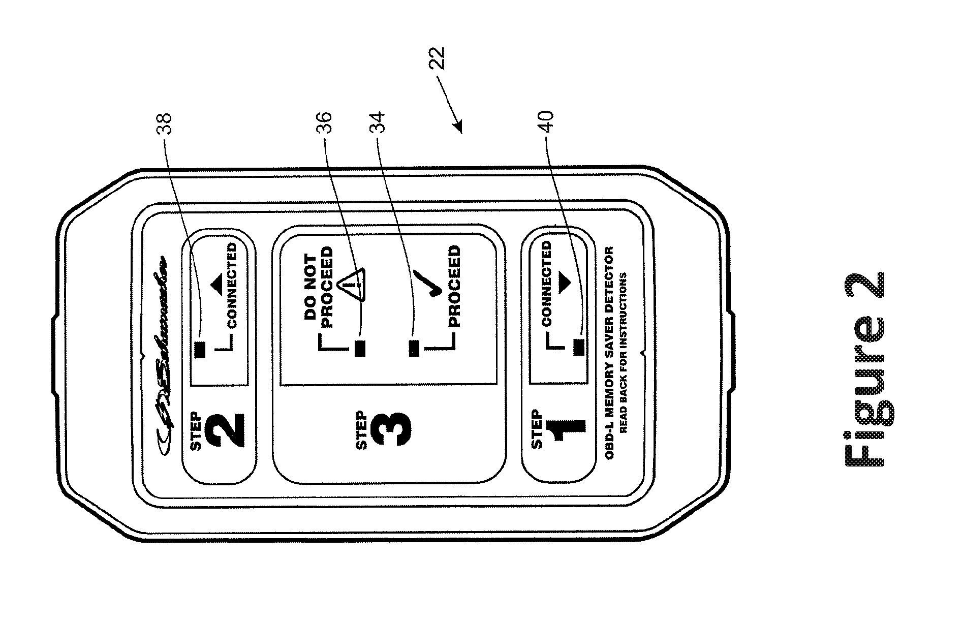 Interconnect Device for Detecting Whether a Vehicle On-Board Diagnostics (OBD) Data Port Includes Circuitry Which Prevents Back Feeding of Power through the OBD Data Port