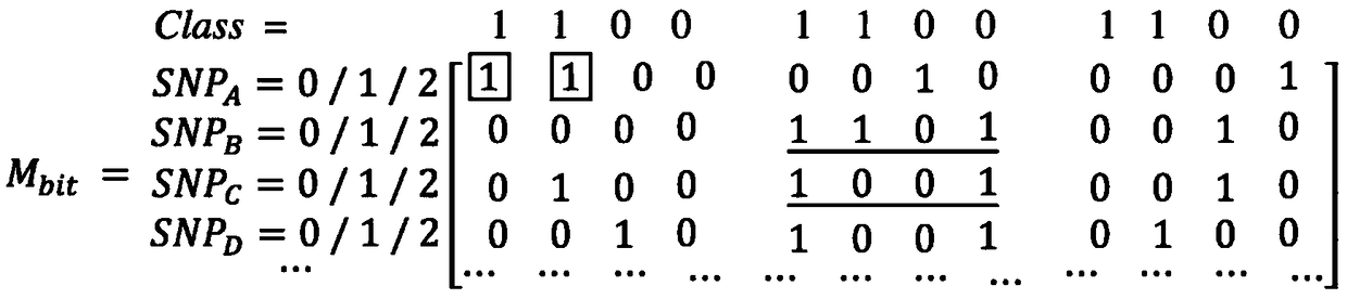 Epistasis locus mining method based on genetic tabu and Bayesian network