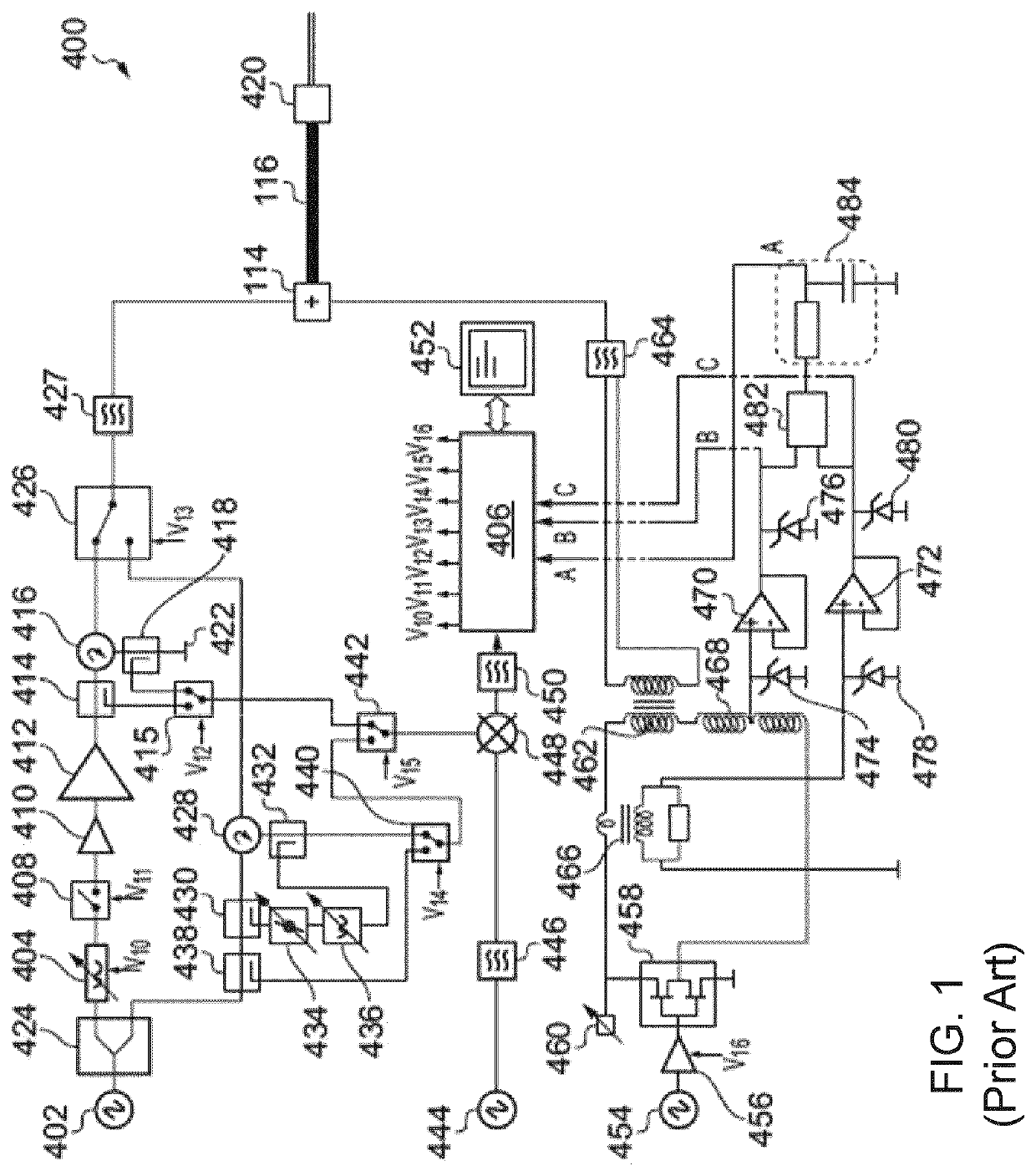 Microwave amplification apparatus for an electrosurgical instrument