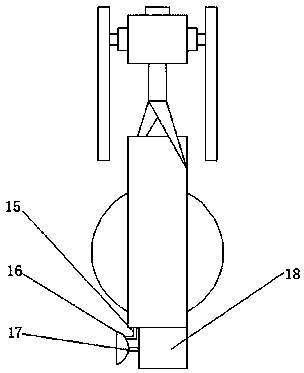 Painting device for architectural wall body