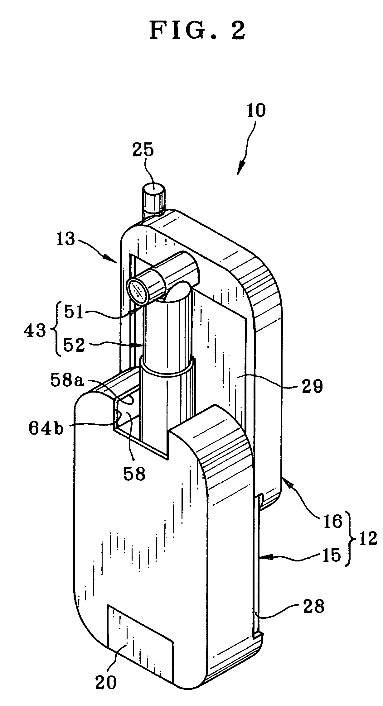 Image pickup device and portable electronic equipment