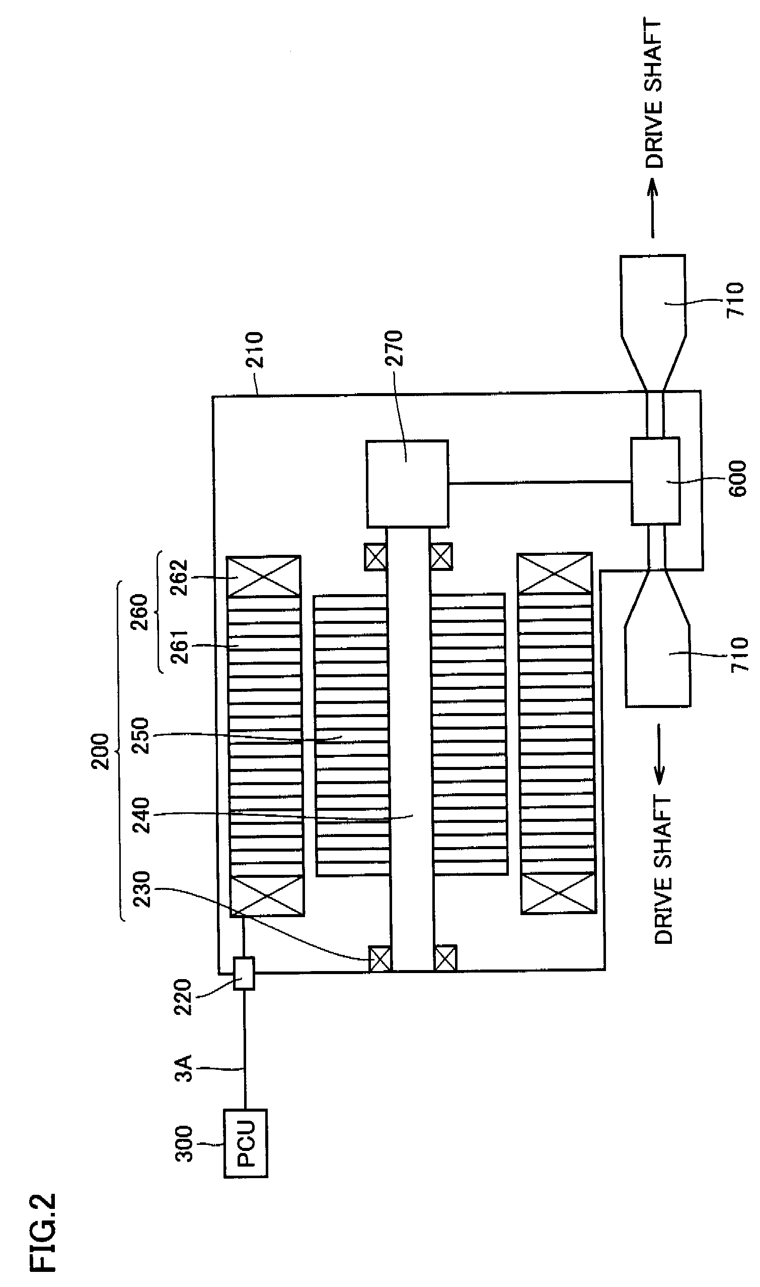Connecting structure for connecting electrical apparatus and feeder terminal portion, and vehicle