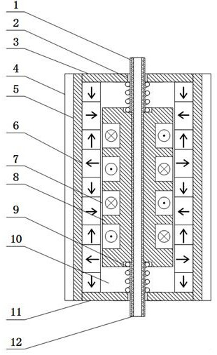 Direct drive type permanent magnet linear generator for wave power generation