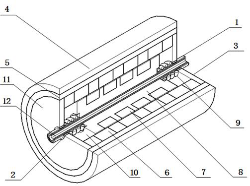 Direct drive type permanent magnet linear generator for wave power generation