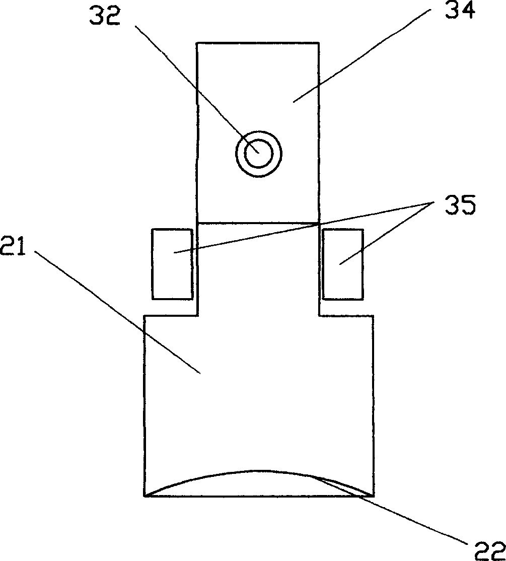 Ultrasonic therapy head and ultrasonic therapy instrument containing same