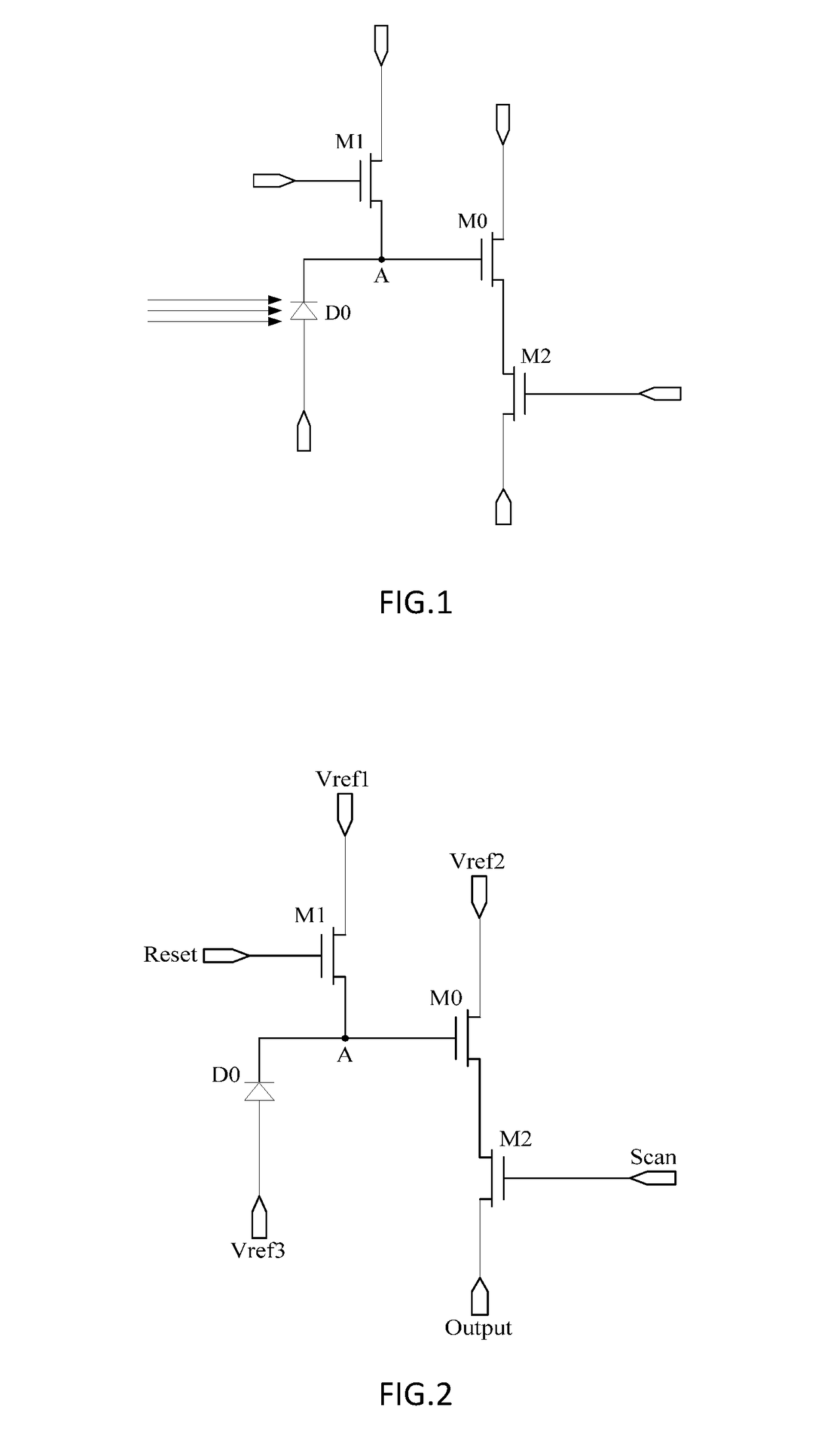 Fingerprint identification detection circuit, touch screen and display device