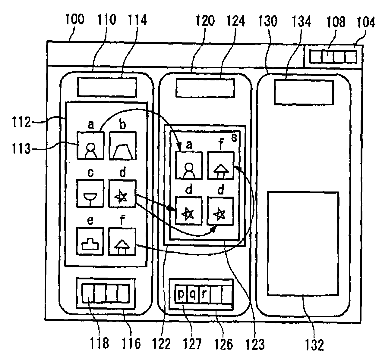 User interface apparatus, method, and computer readable recording medium for interacting with child windows in an application window