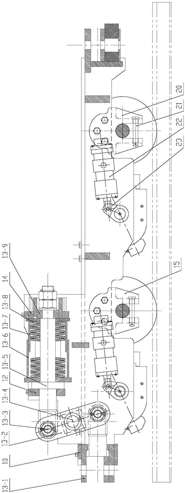 A kind of brake car for inclined lane rail transport