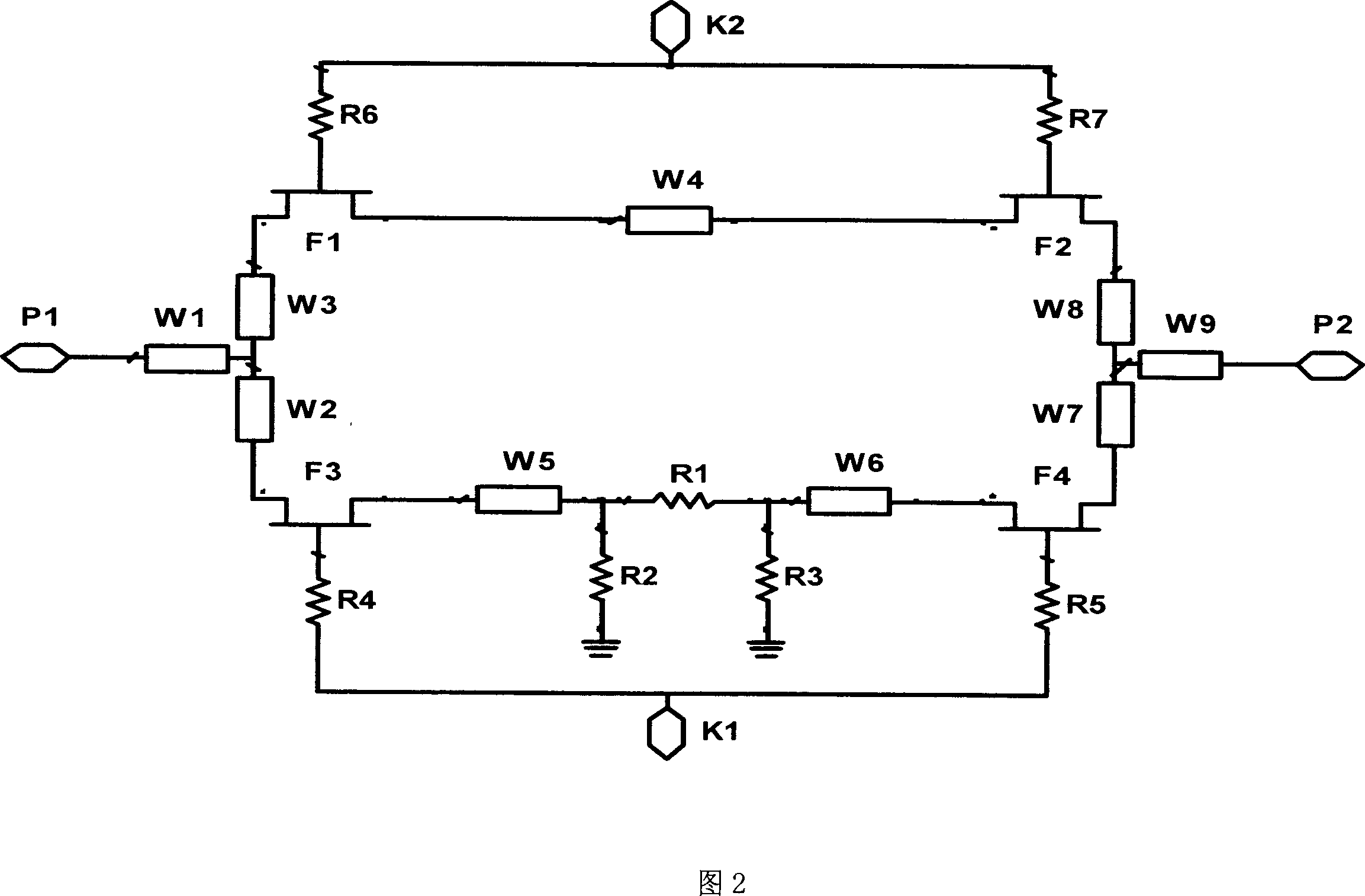 Low phase differential broadband digital attenuator IC of microwave and millimeter wave
