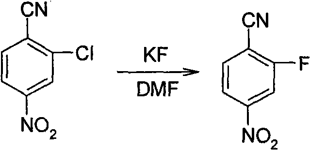 Synthesis method of 2-fluoro-4-nitrobenzonitrile