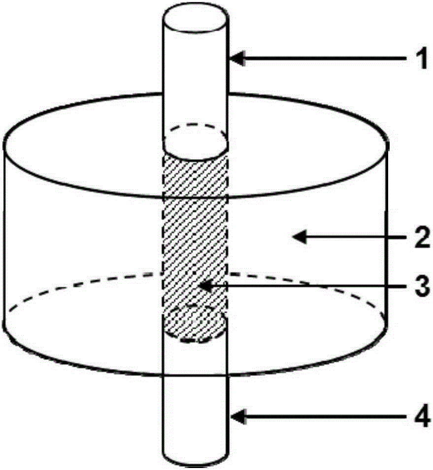 Preparation method of textured high-curie-point Pr2Ti2O7 ceramic