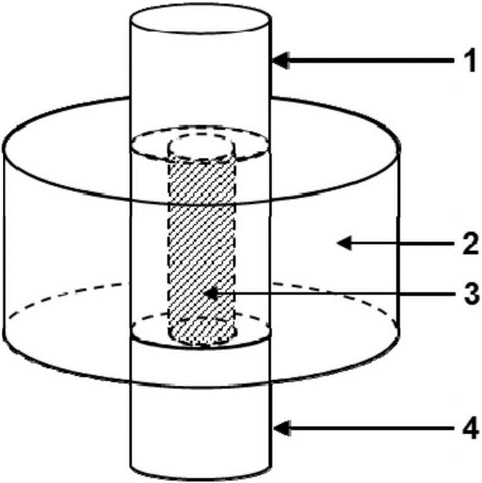 Preparation method of textured high-curie-point Pr2Ti2O7 ceramic