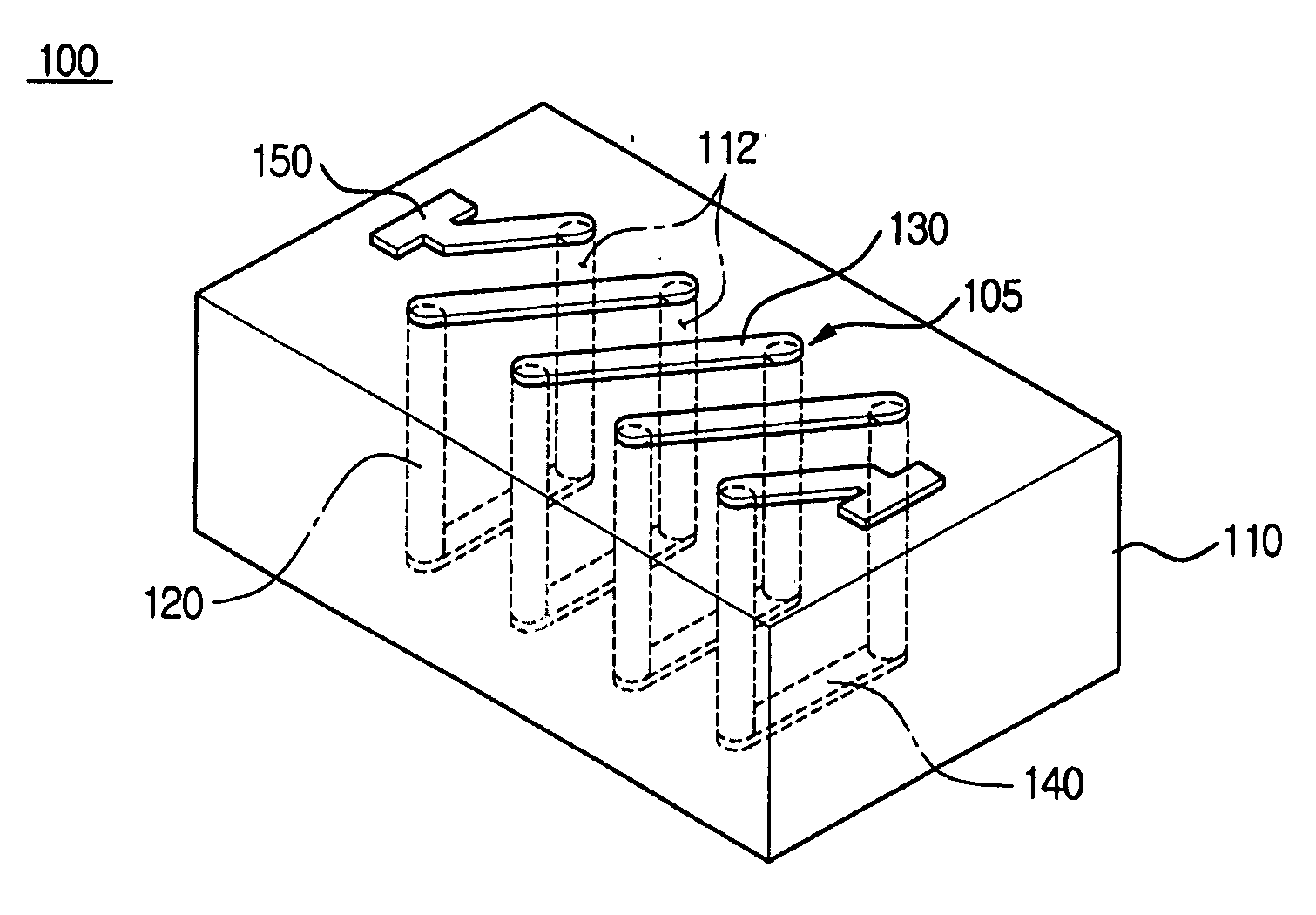 High efficiency inductor, method for manufacturing the inductor, and packaging structure using the inductor