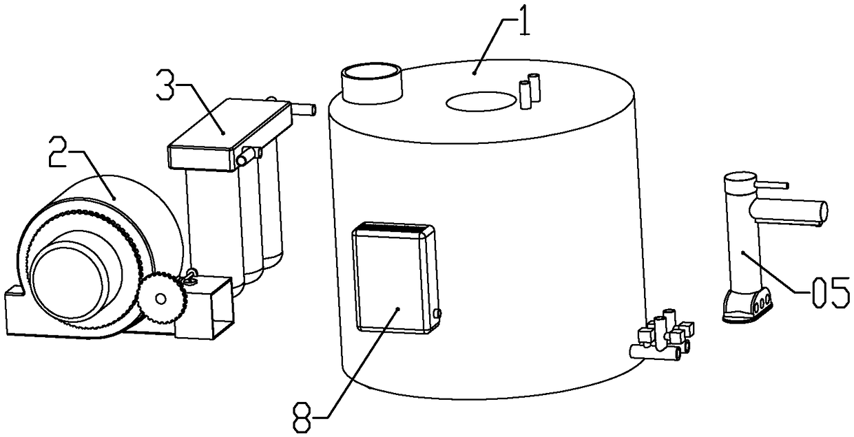 Electronic temperature-regulating faucet