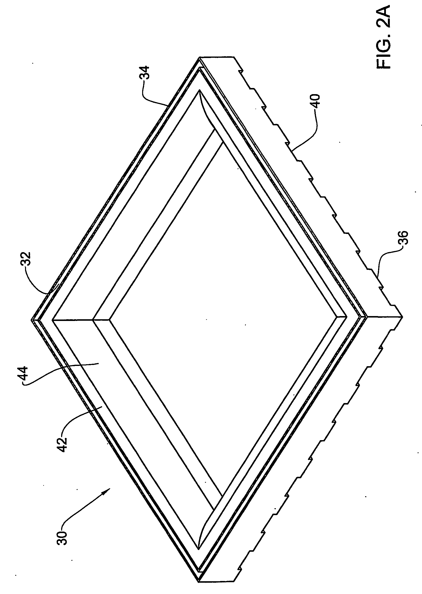 Furniture item and a method for attaching webbing thereto