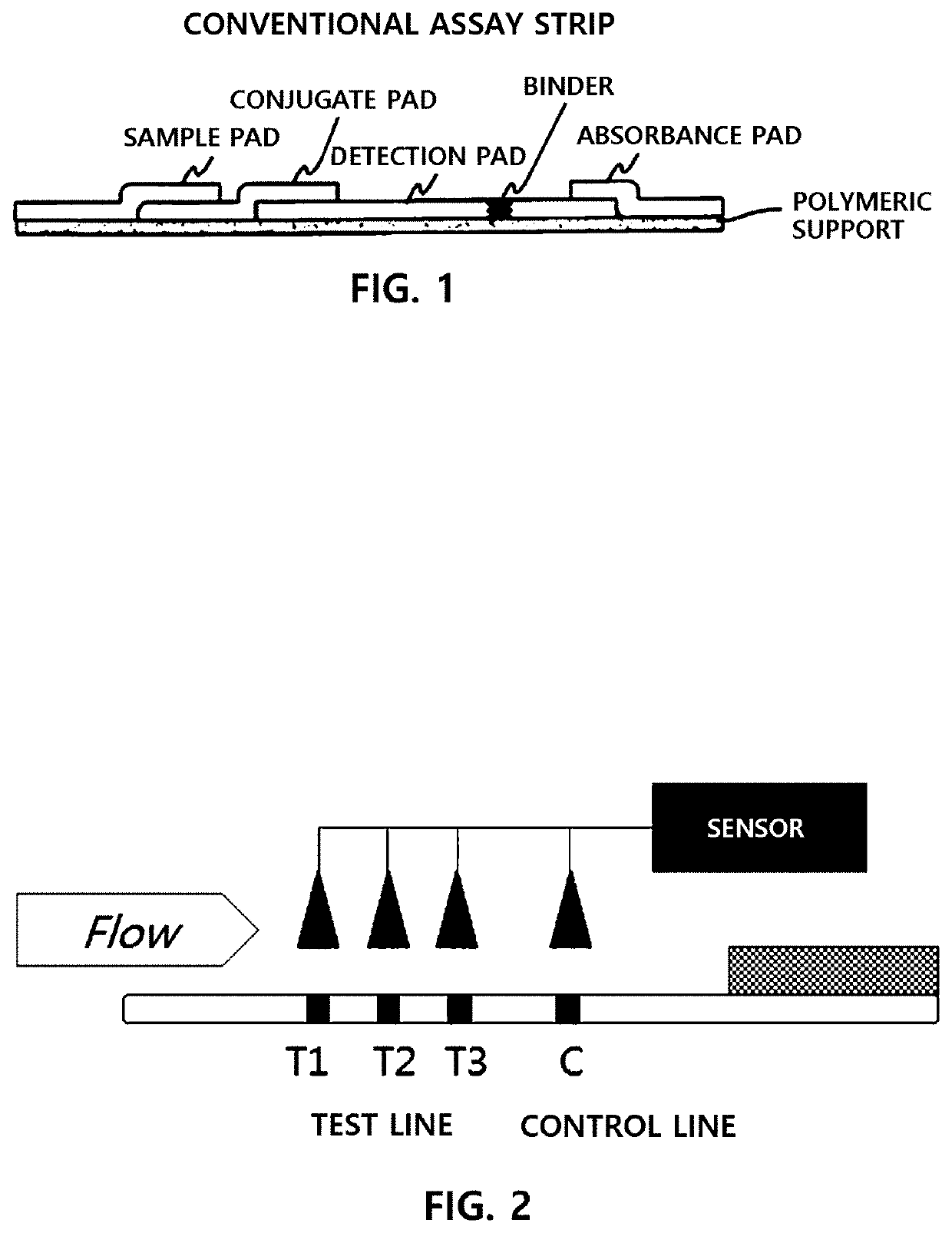 Chromatographic strip comprising multiple test lines, diagnostic kit comprising same, and qualitative, semi-quantitative or quantitative analysis method comprising multiple competitive reaction measurement steps