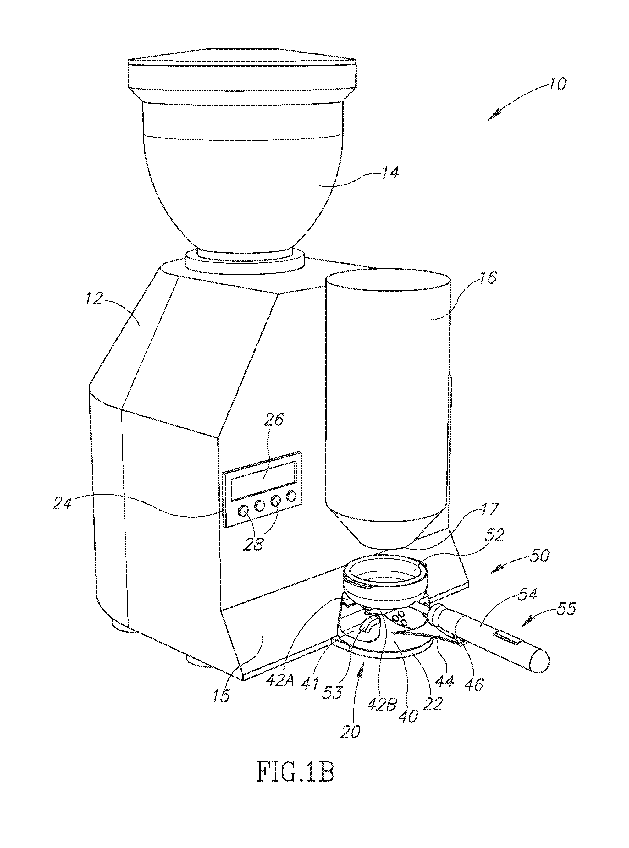 Apparatus for measurement of coffee