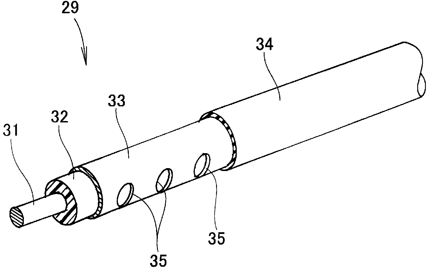 Antenna arrangement structure for vehicle communication apparatus