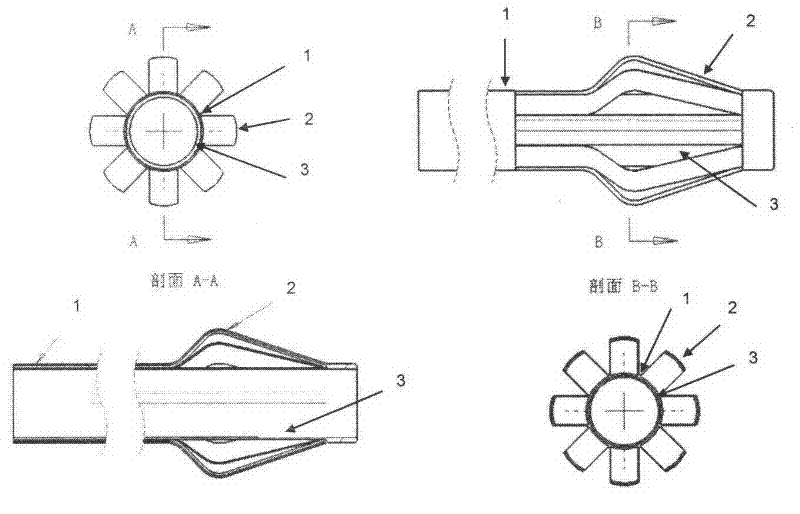 Conduit system with label testing and ablation functions in blood vessels