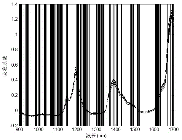 Self-adaptive Group Lasso-based infrared spectrum wavelength selection method