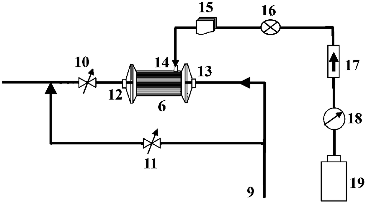 Oxygen supply device and method for space wastewater treatment