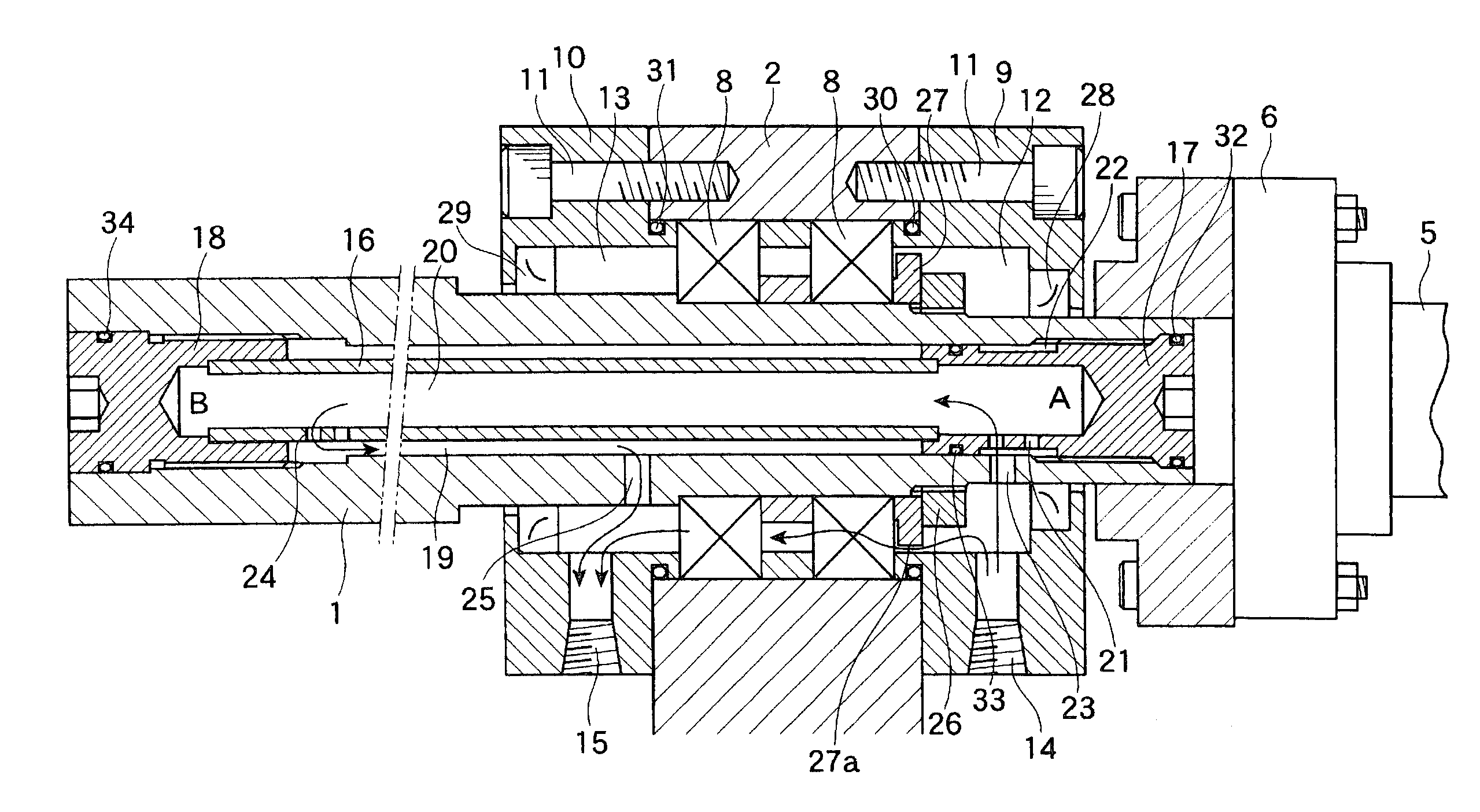 Cooling/lubricating device for machine tool feed shaft